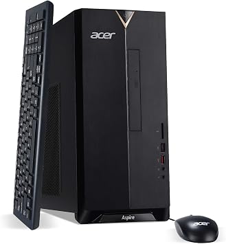 acer Aspire TC-885-ACCFLi5O Desktop, 8th Gen Intel Core i5-8400, 8GB DDR4 + 16GB Optane Memory, 2TB HDD, 8X DVD, 802.11ac WiFi, Windows 10 Home