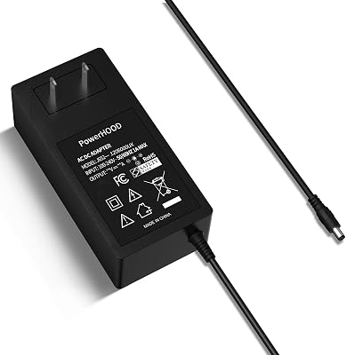DC 24V AC Power Adapter Compatible with Ortur Laser Master 1, 2, 2 Pro, 2PRO S1, S2 Engraving Cutting Machine LU1-2 LU2-2, LU2-4,LU2-4-LF, LU2-4-SF Laser Module 24 Volts Power Cord Charger
