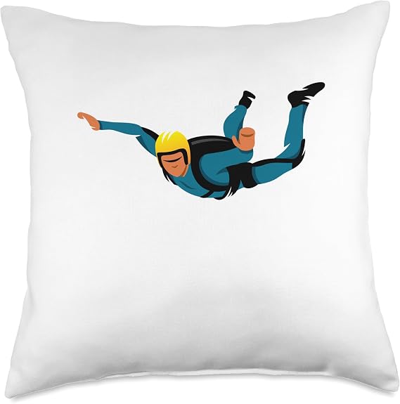 skydiving Throw Pillow