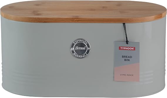 Typhoon Living Grey Bread Bin