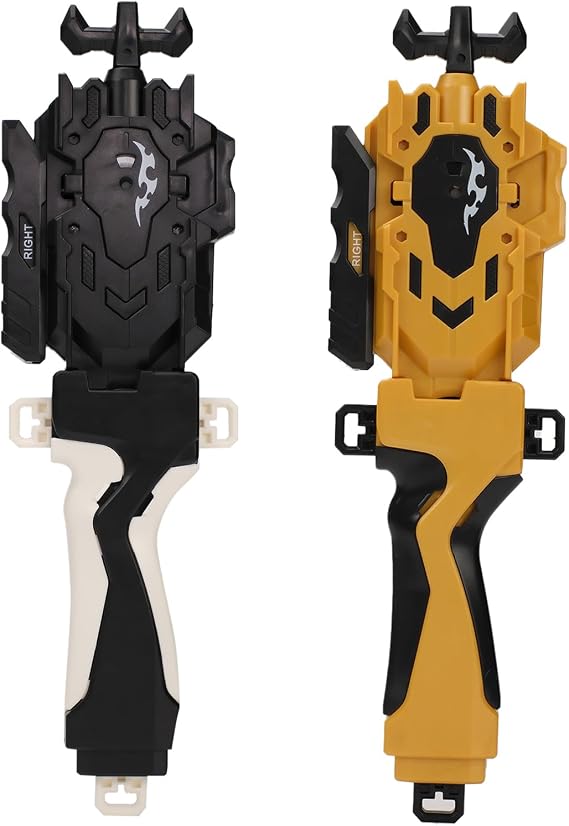 2 Pack String Launchers and Grips, Only Work with Burst Tops(Black+Golden)