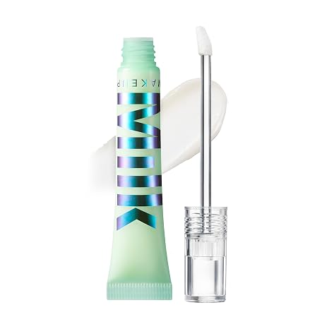 Milk Makeup Hydro Grip Eye Primer with Hyaluronic Acid Clear Primer for Eyeshadow + Undereye Concealer Grips Makeup, Hydrates + Smooths Skin for Crease-Free, Long-Lasting Wear 0.29 oz