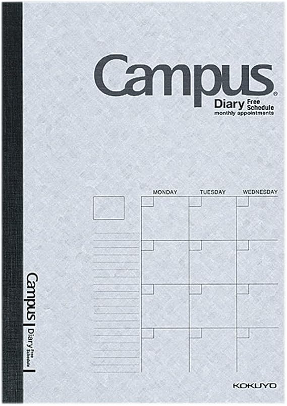 Kokuyo campus type A5 diary free two-CF103