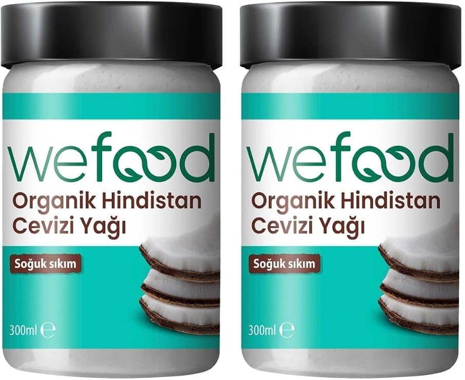 Wefood Organic Coconut Oil 300 ml in 2 (Cold Pressed)