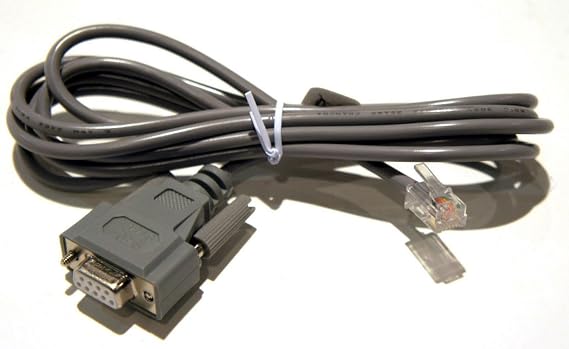 APC PDU Serial Cable 940-0144 DB9 to RJ12 Configuration Replacement Console 940-0144 Serial Cable AP7900, AP8841,9000 etc, Rack Metered PDU