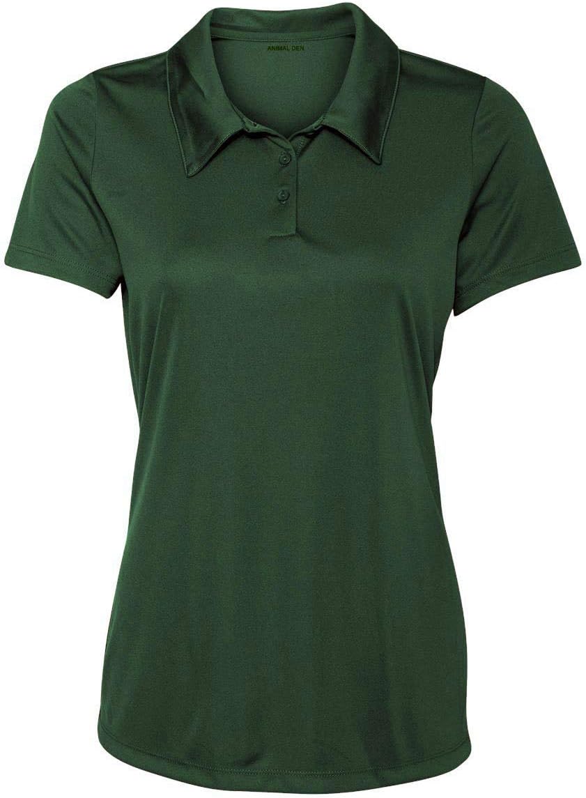 Womens Dry-Fit Golf Polo Shirts 3-Button Golf Polos in 20 Colors XS-3XL Shirt