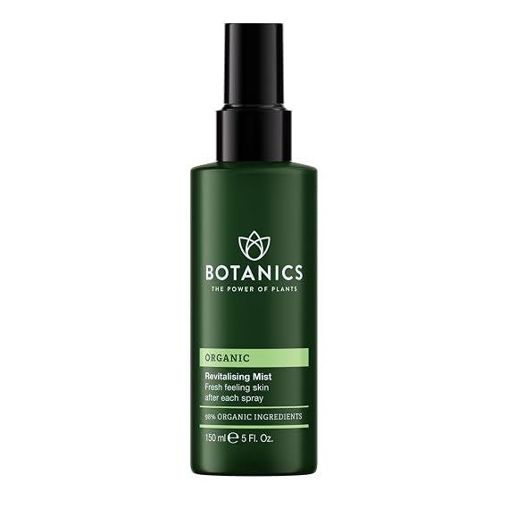 Botanics Hydrating Face Mist - Revitalizing Rose Water Spray for Face - Helps Skin Feel Smooth & Moisturized - Made with 98% Organic Ingredients - Vegan & Cruelty-Free Skin Care Spray (5 Fl Oz) | Smooths & Moisturizes Skin, Refreshes & Energizes, 98% Organic, Rose Water & Glycerin, Vegan & Cruelty-Free