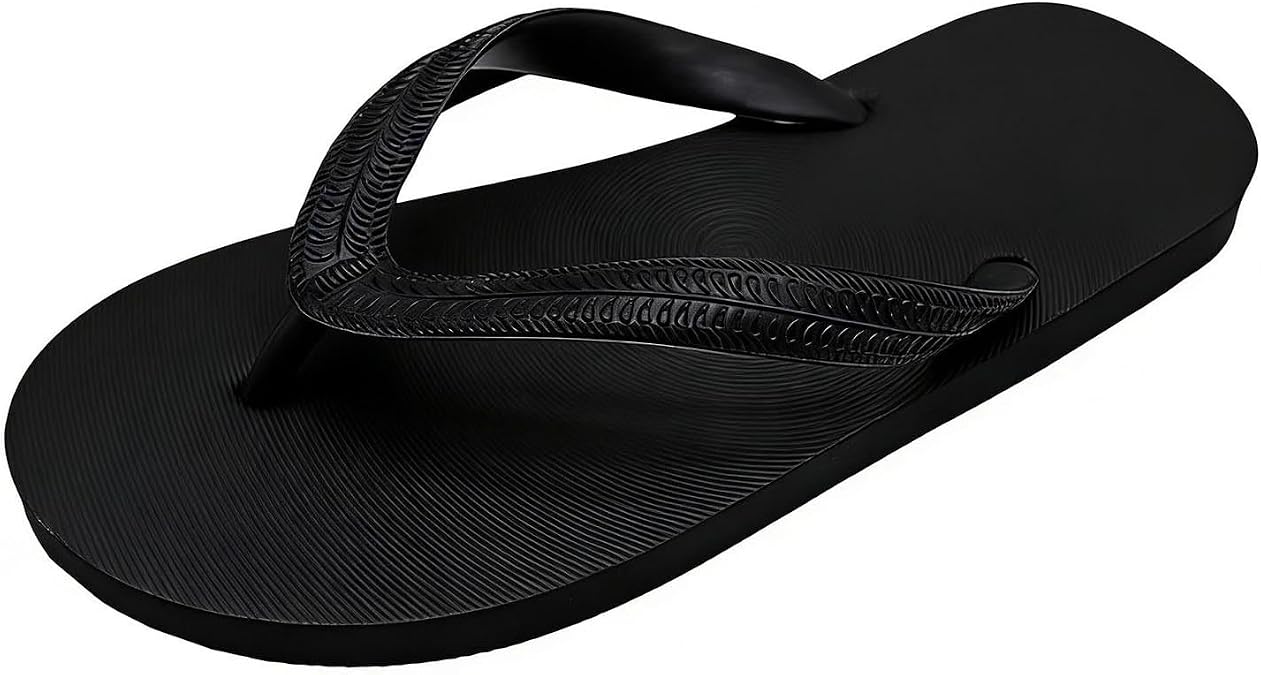 Mens Beach Sandals Summer Comfort Casual Gym Pool Flip Flops Outdoor Waterproof Non-Slip Slides House Shower Shoes