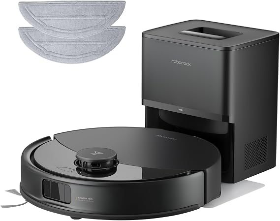 roborock Q10 X5+ Robot Vacuum and Mop with with 2Pcs Mop Cloths