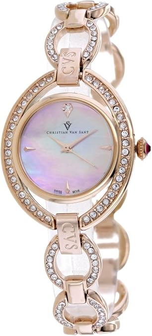 Stella Pink Dial Watch by Christian Van Sant - CV2934
