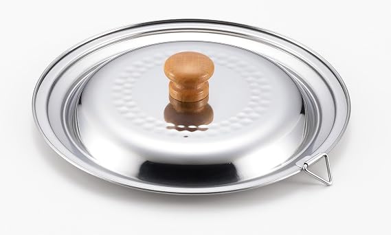 Yoshikawa 89497-5 Yukihira Pot Lid, Small, Silver