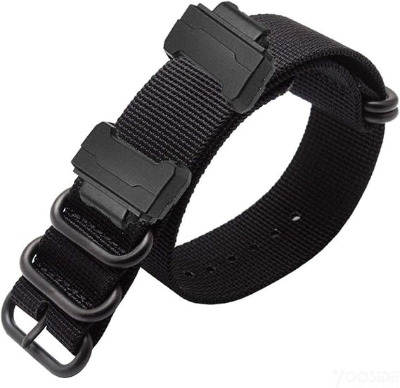 YOOSIDE Watch Strap for Casio G-Shock, Nylon with Stainless Steel Buckle Replacemment Wristband for G-Shock DW5600/DW-6900,GW-M5610/GW-5000 5035