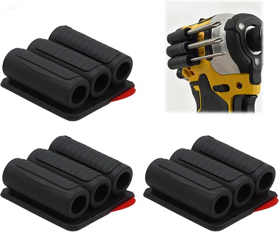 3PCS Drill Bit Holder Set,Impact Bit Holder,Spider Tool Holster for Tool Organization,Ideal with Workshop Professional Tradesmen,Applicable for Construction Site and Outdoor Work