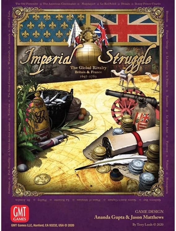 Imperial Struggle Board Game by GMT Games 2 Players Board Games for Family 120-240 Minutes of Gameplay Games for Game Night Teens and Adults Ages 14+ English Version