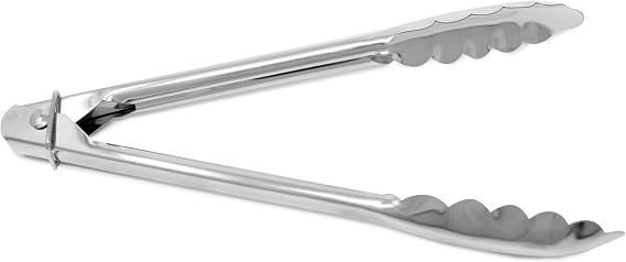 Norpro Locking Tongs, Pack of 1, Stainless Steel