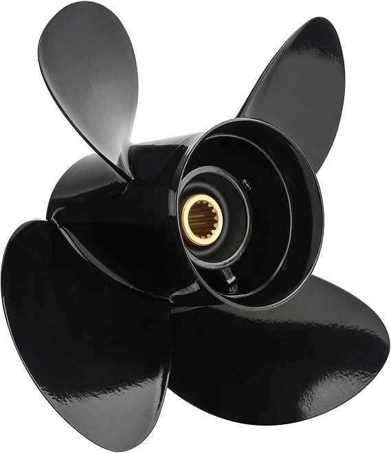 4 Blades 14 X 17 Aluminum Boat Propeller for Suzuki DF60-140HP