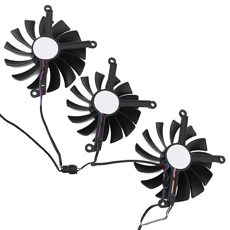 CF1015U12D 95mm 12V 0.55A 4 Pin Graphics Card Cooling Fans Replacement for XFX RX 6800 6800XT 6900XT Speedster Video Card Cooler Fan