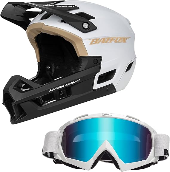 Full Face MTB Helmet & Dirt Bike Goggles