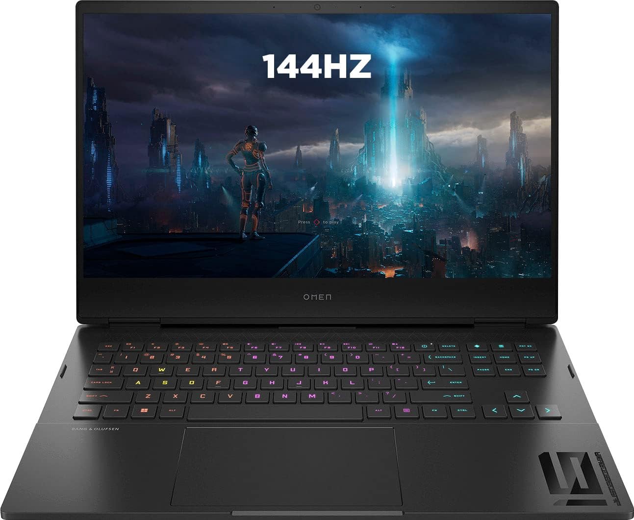 HP 2022 Omen 16.1 144 Hz IPS FHD Gaming Laptop 12th Intel i7-12700H 14-Core 64GB DDR5 2TB NVMe SSD NVIDIA GeForce RTX 3050 Ti 4GB 4-Zone RGB Backlit KB USB-C WiFi 6E Win 11 Pro wRATZK 32GB USB