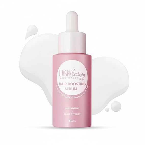 Lash Therapy Australia Hair Boosting Peptide Serum | 1.69 fl oz / 50ml | Hair Growth Serum for Women & Men | Regrowth Treatment for Thicker, Stronger Looking Hair | For All Hair Types