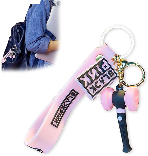 Pink Blackpink Keyring Characters for Concert and Support Clubs Blackpink Accessories