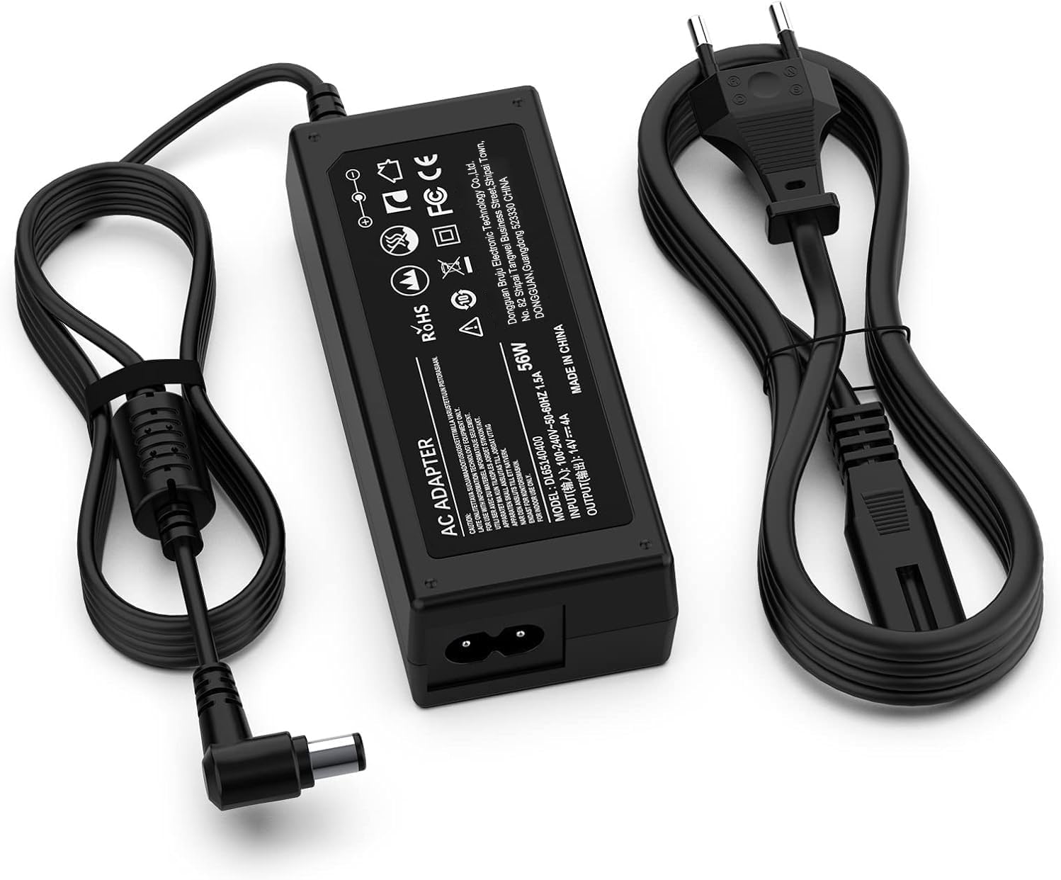 Shefor Güç Kaynağı 14V Samsung Monitör ile Uyumlu U28E590D S22D300HY S27D390H C24F396FHU S24D390HL S24D300 S24B150BL SyncMaster LCD/TFT 770 760V 1501MP Ekran Güç Kablosu Güç Adaptörü Şarj Cihazı
