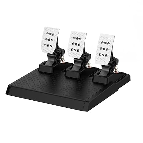 NBCP Racing Pedals,PC Gaming Steering Wheel Pedal Set | Swappable Springs,Adjustable, Durable,Compatible with PC Win11/Win10/Win7