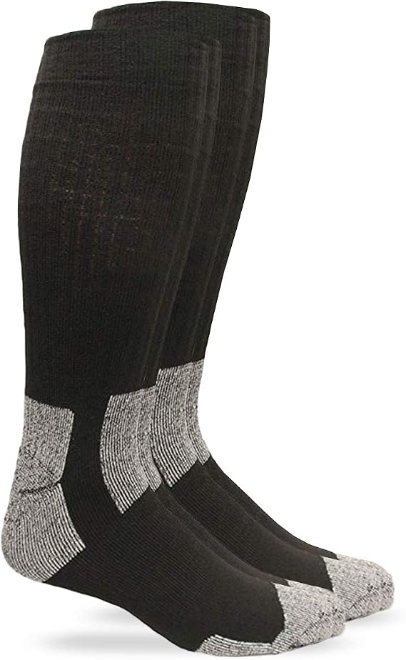 Carolina Ultimate Mens Steel Toe Boot Ultra-Dri Crew Work Socks 2 Pair Pack