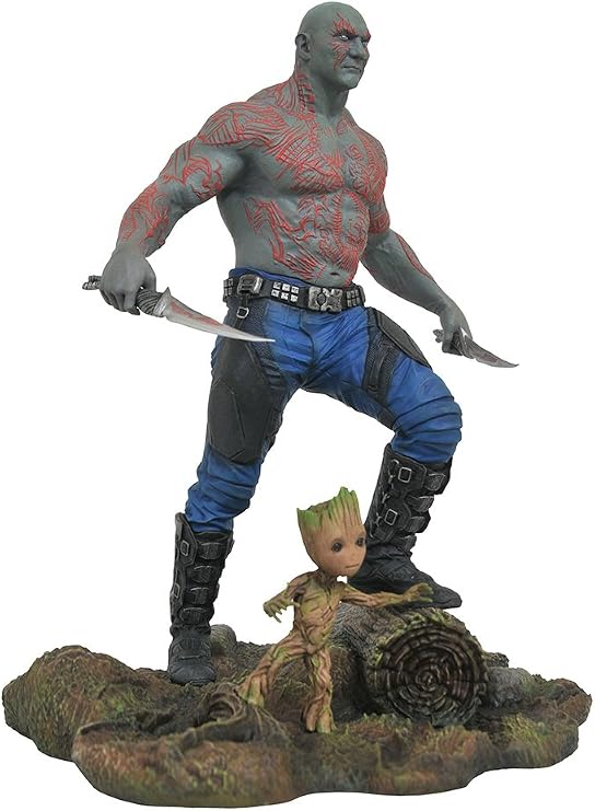 Diamond Select Toys Marvel Gallery Guardians of The Galaxy Vol. 2 Drax & Groot PVC Figure