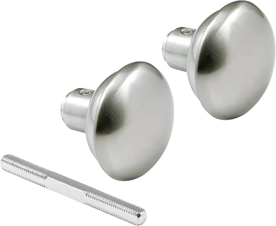 Prime-Line E 2498 Solid Brass Vintage Door Knob Spindle Set