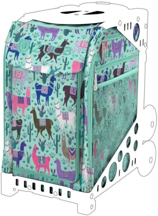 ZUCA Llama Sport Insert Bag Frame Not Included 1733, Turquoise, One Size
