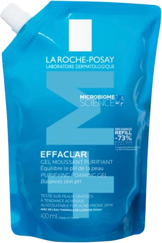 La Roche-Posay Effaclar Cleansing Gel for Oily Skin 400ml - Refill