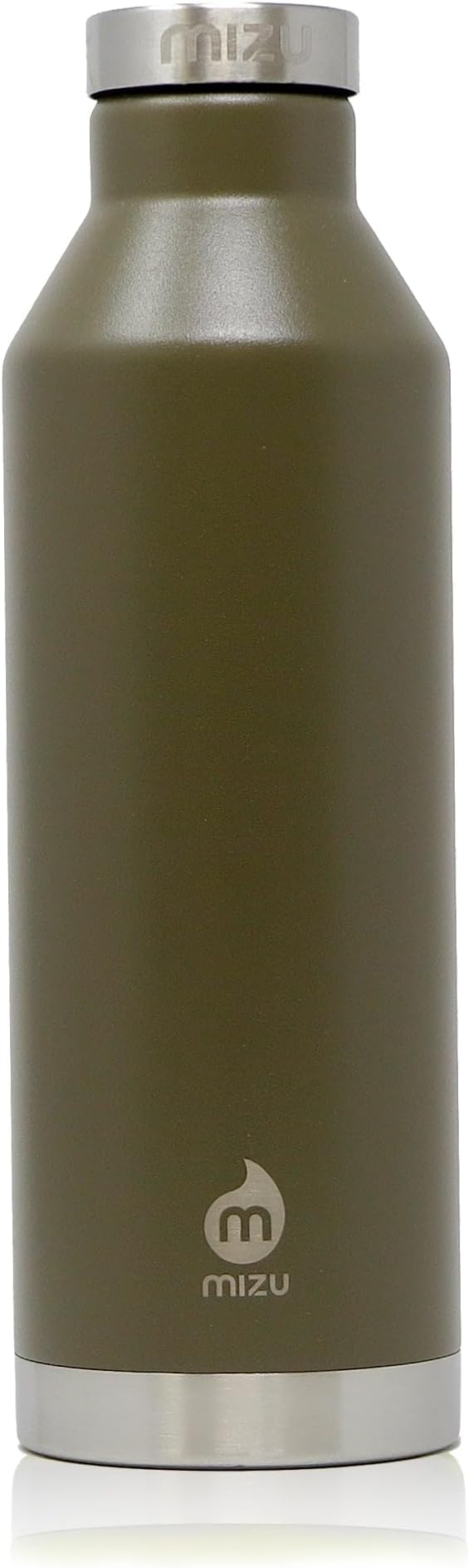 MIZU - V8 Water Bottle | 26 oz. Double Wall Stainless Steel Vacuum Insulated | Narrow Mouth with Leak Proof Cap | Multiple Colors | BPA Free