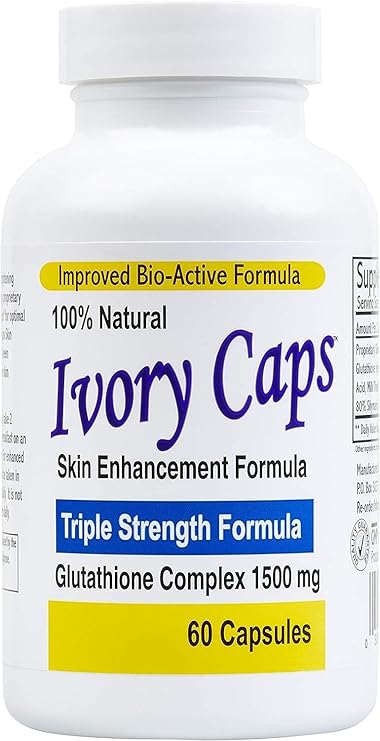 Ivory Caps - Maximum Potency Glutathione 1500"Skin Whitening" Complex **Sale REG. $49.99 - Now $29.99 -