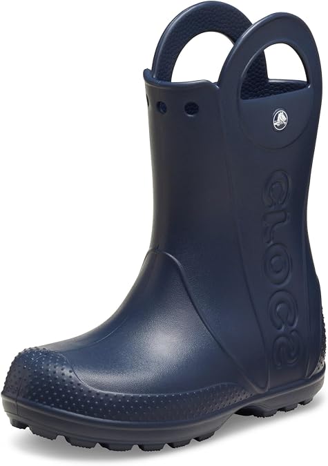 Crocs Erkek Çocuk Yağmur Botu Handle It Rain Boot K, 28-29, 5003322270, Lacivert, Erkek Çocuk