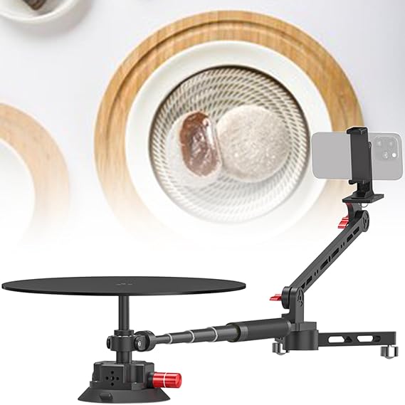 360 Video Booth for Product Photography, Rotating Camera Rig Platform, Spinning Photo Video Booth for Commercial Use, Perfect for Events and Marketing