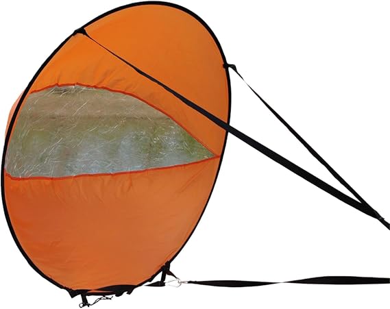 Kayak Boat Wind Sail, Paddle Sail For Kayak In The Wind | Clear Window Windsurfing Sailing Kayak Accessories - Navigation Supplies