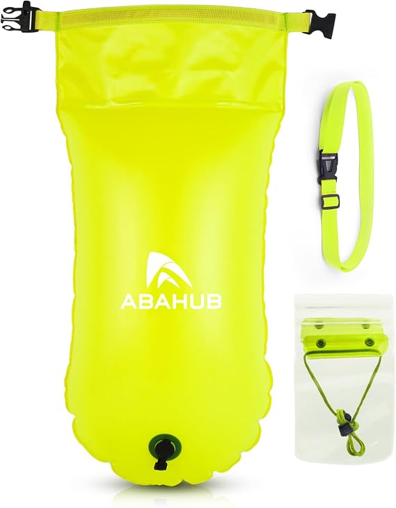 Abahub Swim Buoy Safety Tow Float Swim Bubble for OpenWater