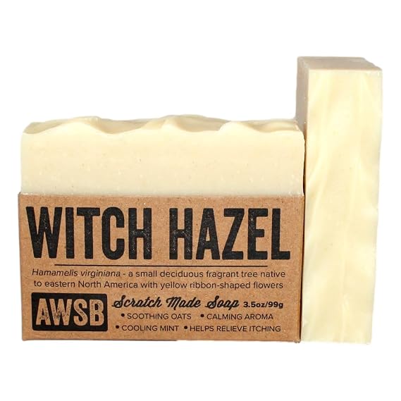 A Wild Soap Bar Witch Hazel Bar Soap, Lavender & Mint, 3.5 oz