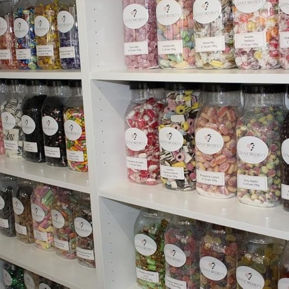 Pick and Mix Sweets - 1kg Sweet Pouches - Retro & Traditional Sweets Chocolate Raisins