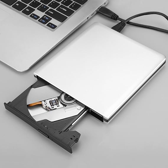 USB3.0 Blu-ray Laptop PC External Optical Drive Disk Burner DVD CD BD Writer Recorder for Multimedia Enthusiasts