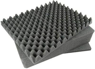 Pelican 1490 Replacement Foam Set 3-Piece Protective Insert Kit, High-Density Customizable Case Foam, Case Not Included