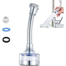 360 ° Rotating Bathroom Faucet Filter,Sink Faucet Filter with Extension Tube for Kitchen and Bathroom,Water Purifier Removes Chlorine Fluoride Heavy Metals Hard Water