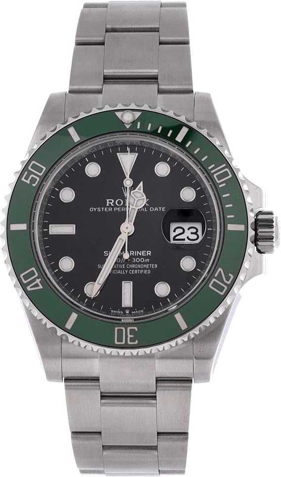 Pre-Loved Oyster Perpetual Submariner Starbucks Date Automatic Watch Stainless Steel and Cerachrom 41, Silver