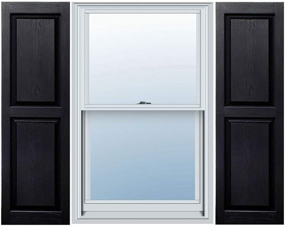 Builders Choice EVP15074BL Shutters, Black