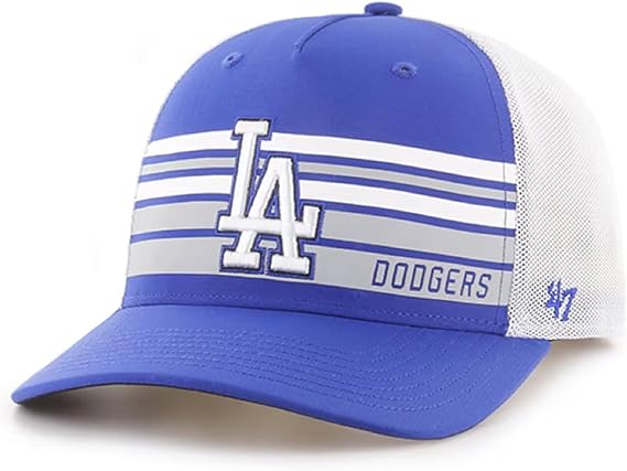 Adjustable Mesh Trucker Cap for Los Angeles Dodgers Fans by 47