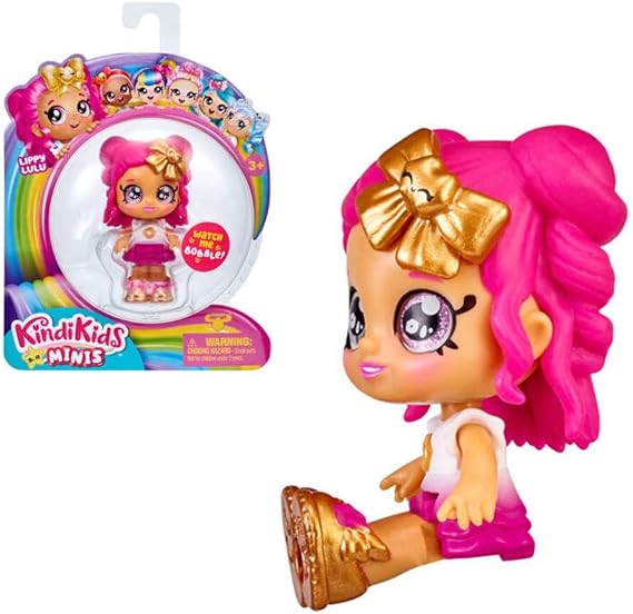 Kindi Kids Minis - Exclusive Mini Dolls - Pick from 6 Different Dolls (Lippy Lou)