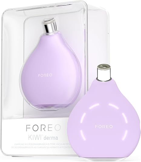 FOREO KIWI derma Microdermabrasionsgerät weißer Pickel- & Mitesserentferner fürs Gesicht - Skin Care Tools - Mitesserentferner - Keine Poren-Strips - Porenreiniger mit Vakuum