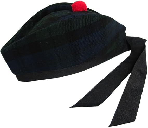 Tartanista Black Watch Glengarry Scottish Kilt Hat Size 58