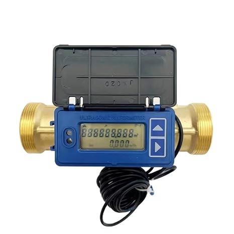 Water FlowMeter, Ultrasonic Liquid Meter, Small Diameter, DN15-40mm, Rs485 Sensor, Copper Tube, Smart Water Meter Counter, Factory,Watering Timer(DN15)